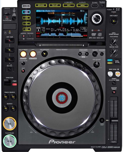 Noleggio Lettore CD Pioneer CDJ2000 Nexus a Milano